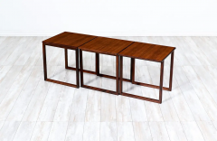 Kai Kristiansen Kai Kristiansen Model 33 Rosewood Interlocking Cube Nesting Tables - 2789860