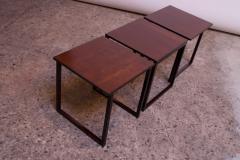 Kai Kristiansen Kai Kristiansen Rosewood Cube of Three Interlocking Nesting Tables - 1897362