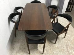 Kai Kristiansen Kai Kristiansen Set of Six Teak Model 31 Dining Chairs Matching Dining Table - 4182525