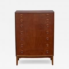 Kai Kristiansen Kai Kristiansen Tall Seven Drawer Dresser Denmark - 4413499