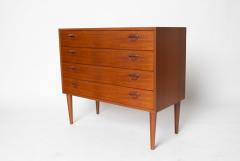 Kai Kristiansen Kai Kristiansen Teak 4 Drawer Dresser for Feldballes M belfabrik - 4399981