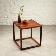 Kai Kristiansen Mid Century Cube Side Table in Rosewood by Kai Kristiansen Danmark 1960s - 3319787