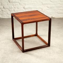 Kai Kristiansen Mid Century Cube Side Table in Rosewood by Kai Kristiansen Danmark 1960s - 3319788