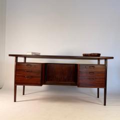Kai Kristiansen Mid Century Modern Kai Kristanson Roswood Desk 1960s - 4277577