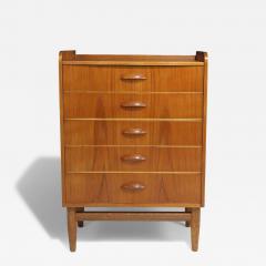 Kai Kristiansen Mid century Danish Kai Kristiansen Teak Entry Chest or Nightstand - 4085379