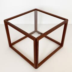 Kai Kristiansen Pair of Kai Kristiansen Teak Cube Side Tables - 1154269
