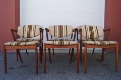 Kai Kristiansen Set of Six Teak Model 42 Chairs by Kai Kristiansen for Schou Andersen - 2576768