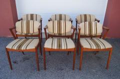 Kai Kristiansen Set of Six Teak Model 42 Chairs by Kai Kristiansen for Schou Andersen - 2576770