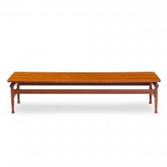 Kai Lyngfeldt Larsen Kai Lyngfeldt Larsen for S borg M belfabrik Danish Teak Bench Coffee Table - 4528102