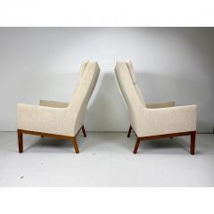 Kai Lyngfeldt Larsen Pair of 1960s Danish Lounge Chairs by Kai Lyngfeldt Larsen - 3180621