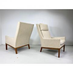 Kai Lyngfeldt Larsen Pair of 1960s Danish Lounge Chairs by Kai Lyngfeldt Larsen - 3180630