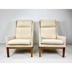 Kai Lyngfeldt Larsen Pair of 1960s Danish Lounge Chairs by Kai Lyngfeldt Larsen - 3180638