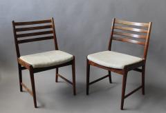 Kai Lyngfeldt Larsen Set of Eight 1960s Danish Rosewood Chairs by Kai Lyngfeldt - 402033