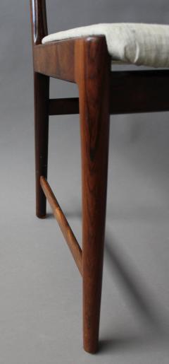 Kai Lyngfeldt Larsen Set of Eight 1960s Danish Rosewood Chairs by Kai Lyngfeldt - 402035