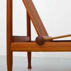 Kai Lyngfeldt Larsen Set of Four 501 Lounge Chairs by Kai Lyngfeld Larsen in Teak Denmark 1950s - 3247688