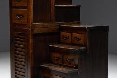 Kaidan Tansu Japanese Stair Chest Japan 19th Century - 4421695