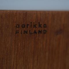 Kaija Aarikka Mid Century Modern Kaija Aarikka Brass Teak Tray Finland 1960s - 4550318