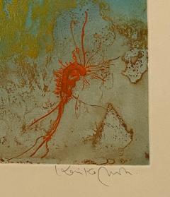Kaiko Moti Aquarium Engraving India Circa 1950 - 1463200