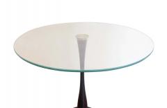 Kaiser Newman Pair of Mid Century Modern Marble and Glass End Side Tables by Kaiser Newman - 2438684