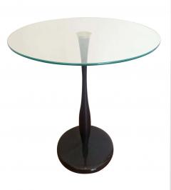 Kaiser Newman Pair of Mid Century Modern Marble and Glass End Side Tables by Kaiser Newman - 2438685