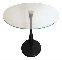 Kaiser Newman Pair of Mid Century Modern Marble and Glass End Side Tables by Kaiser Newman - 2438695