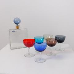 Kaj Franck Colourful Kaj Franck Bottle Saara Hopea Liqueur Glasses Nuutaj rvi 1950s - 4353755