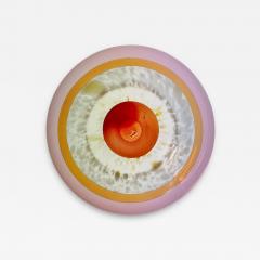 Kaj Franck Colourful Kaj Franck Ring Plate with Red Pink and Amber Nuutaj rvi 1960s - 4043241
