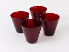 Kaj Franck Four Kaj Franck Kartio Midcentury Drinking Glasses by Nuutajarvi Nottsjo Finland - 4055569
