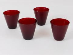 Kaj Franck Four Kaj Franck Kartio Midcentury Drinking Glasses by Nuutajarvi Nottsjo Finland - 4055570