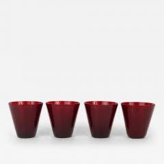 Kaj Franck Four Kaj Franck Kartio Midcentury Drinking Glasses by Nuutajarvi Nottsjo Finland - 4061037