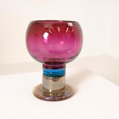 Kaj Franck Kaj Franck Art Glass Multi Coloured Goblet Nuutaj rvi 1960s - 4572951