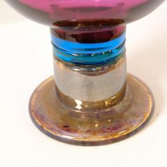 Kaj Franck Kaj Franck Art Glass Multi Coloured Goblet Nuutaj rvi 1960s - 4572954