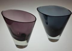 Kaj Franck Kaj Franck Blue and Violet Vases Model KF 234 from 1956 and 1960 Nuutaj rvi - 4018525