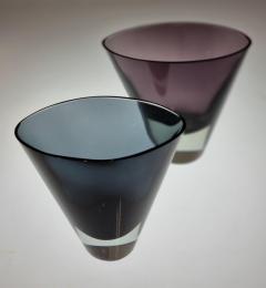 Kaj Franck Kaj Franck Blue and Violet Vases Model KF 234 from 1956 and 1960 Nuutaj rvi - 4018526