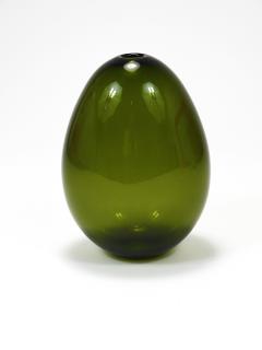 Kaj Franck Kaj Franck Saippuakupla Green Soap Bubble Art Glass Vase Nuutaj rvi Finland - 4253956