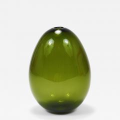 Kaj Franck Kaj Franck Saippuakupla Green Soap Bubble Art Glass Vase Nuutaj rvi Finland - 4256561
