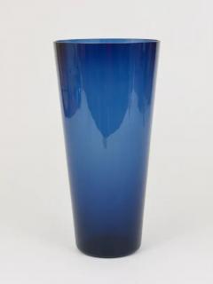 Kaj Franck Large Kaj Franck Blue Midcentury Vase Kartio by Nuutajarvi Nottsjo Finland - 4062530