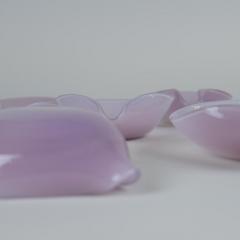 Kaj Franck Set of Five Pink Mold Blown Kaj Franck Vases for Iittala 1947 1952 - 4216740