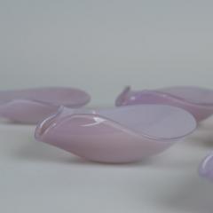 Kaj Franck Set of Five Pink Mold Blown Kaj Franck Vases for Iittala 1947 1952 - 4216743