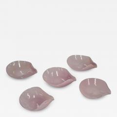 Kaj Franck Set of Five Pink Mold Blown Kaj Franck Vases for Iittala 1947 1952 - 4219129