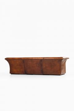 Kaj Gottlob Kaj Gottlob Attributed Leather Sofa 1940s - 4642766