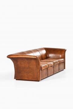 Kaj Gottlob Kaj Gottlob Attributed Leather Sofa 1940s - 4642774
