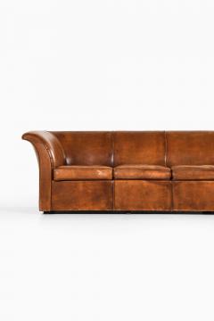Kaj Gottlob Kaj Gottlob Attributed Leather Sofa 1940s - 4642792