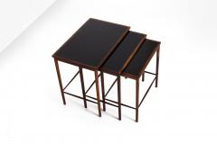 Kaj Winding Rosewood nesting tables by Kaj Winding Denmark 1960s - 729209