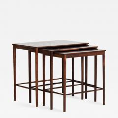 Kaj Winding Rosewood nesting tables by Kaj Winding Denmark 1960s - 729244