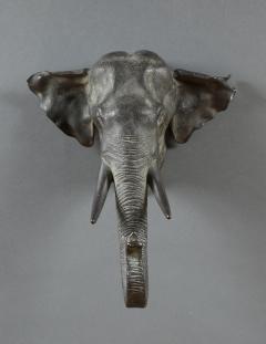 Kaneda Kenjiro An Exceptional Bronze Sculpture Of An Elephant Head Signed By Kaneda Kenjiro - 1932346