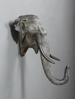 Kaneda Kenjiro An Exceptional Bronze Sculpture Of An Elephant Head Signed By Kaneda Kenjiro - 1932347