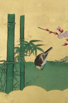 Kano School Birds by Flowering Plum and Bamboo 19th century - 2594662