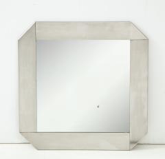 Kappa Modernist stainless steel mirror in the style of Kappa France 1970s - 933058