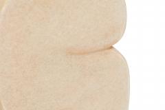Kar Studio Chinese Contemporary Beige Fiberglass Low Stools - 4605666